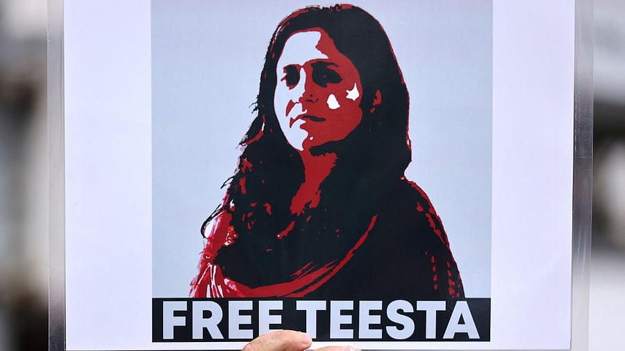 The SIT has alleged that Setalvad was paid Rs 30 lakh at Patel's behest soon after the Godhra train burning incident of 2002. Credit: Reuters Photo