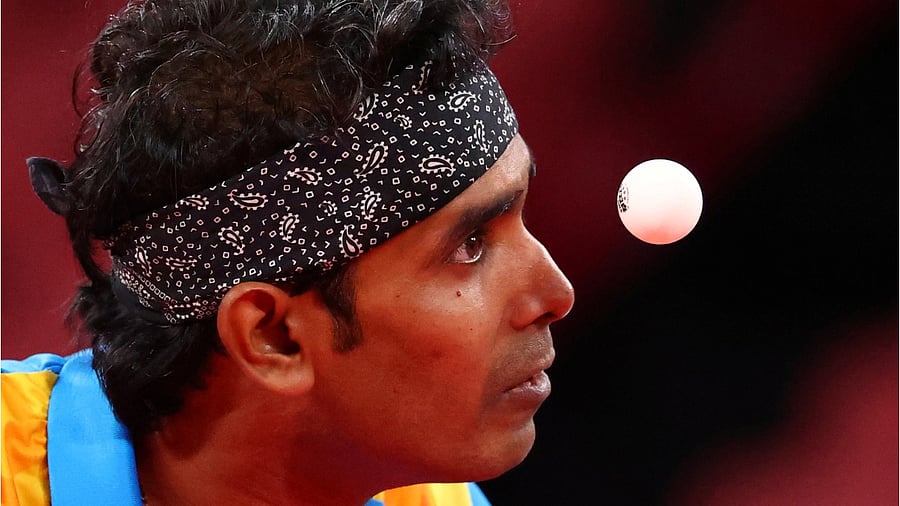 The men's team, led by Achanta Sharath Kamal, had outclassed Barbados, Singapore and Northern Ireland by identical 3-0 margin in the group stage to make the quarter-finals. Credit: Reuters File Photo