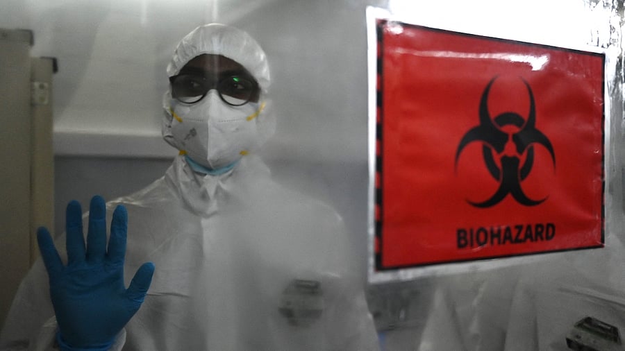 In the rainy season, people are more prone to viral infections, and chickenpox cases are largely seen during this time along with other infections. Credit: AFP Photo