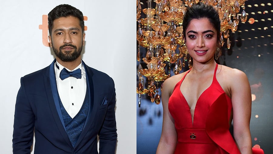 Vicky Kaushal, Rashmika Mandanna. Credit: AFP Photo 