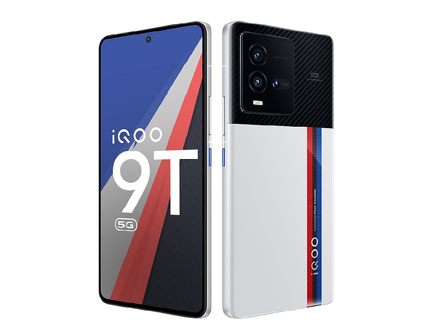 iQOO 9T legend white edition model. Credit: iQOO India