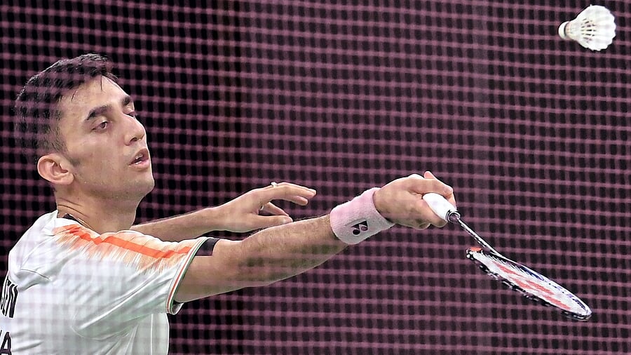 Lakshya Sen outsmarted reigning world champion Loh Kean Yew. Credit: AP Photo