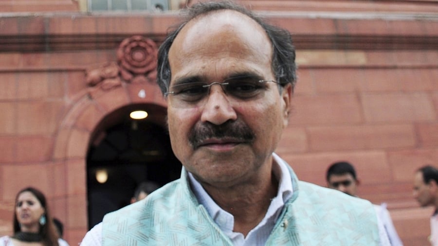 Congress leader in Lok Sabha Adhir Ranjan Chowdhury. Credit: IANS Photo