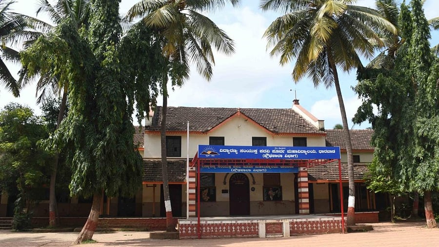 The Vidyaranya School in Dharawad. Credit: DH Photos/B M Kedarnath