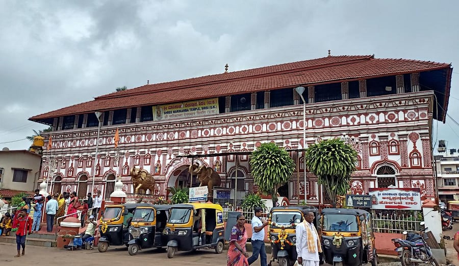 The Marikamba temple at Sirsi in Uttara Kannada district. Credit: DH photo