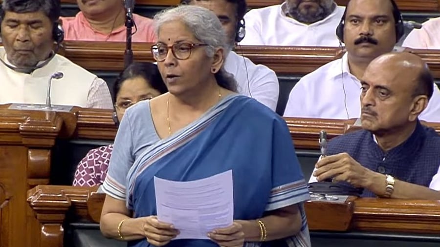 Nirmala Sitharaman. Credit: Sansad TV screengrab