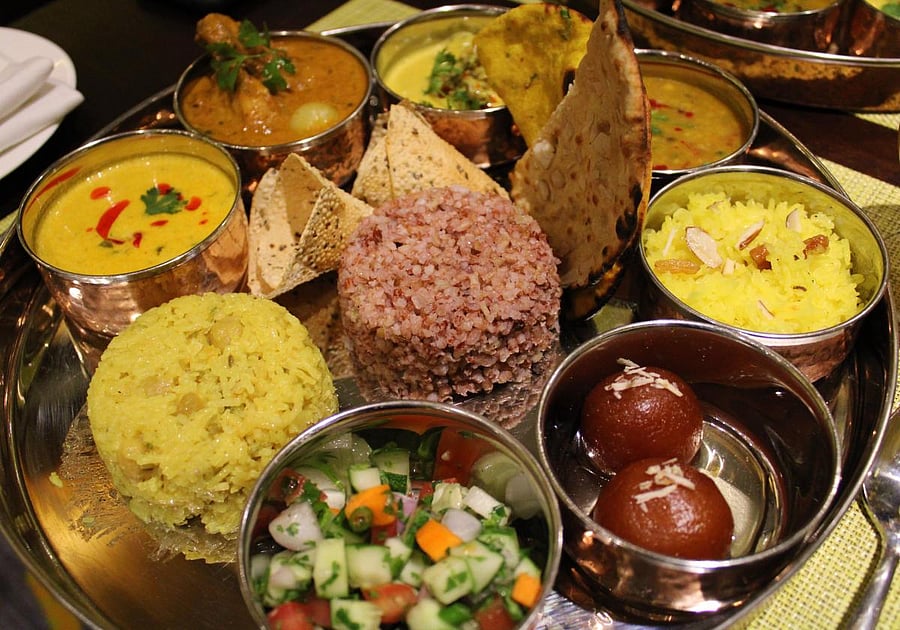 A contemporary Himachali thali inspired by dham techniques. PHOTOS BY AUTHOR