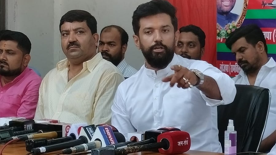 Lok Janshakti Party chief Chirag Paswan. CreditL DH Photo