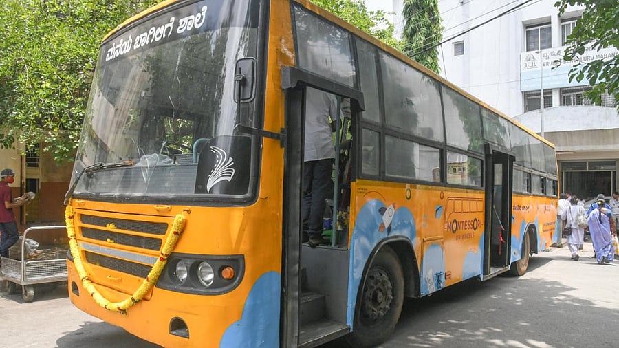 With the civic body not recruiting permanent teachers in 27 years, 640 out of 800 teachers working now are contract employees. Credit: DH File Photo