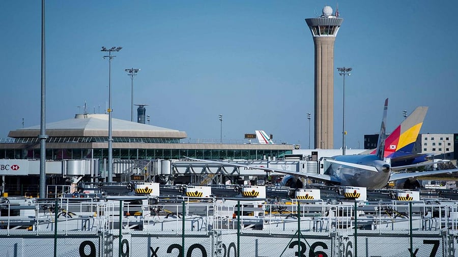 Roissy-Charles-de-Gaulle Airport, north of Paris. Credit: AFP File Photo