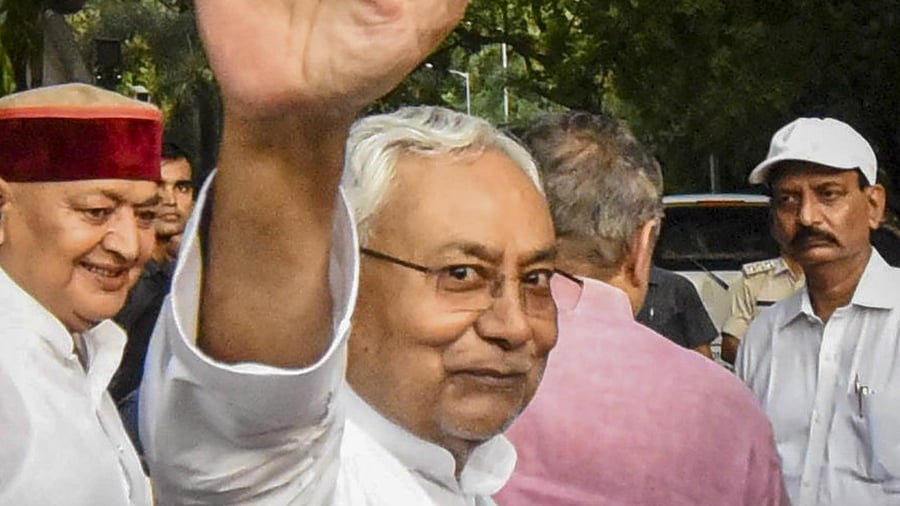 Janata Dal (United) leader Nitish Kumar file photo. Credit: PTI Photo