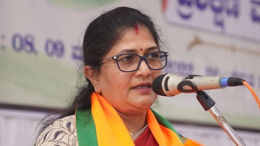 Muzrai Minister Shashikala Jolle. Credit: DH File Photo