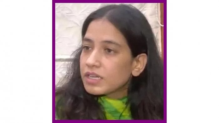 Anu Tyagi, wife of arrested self-claimed BJP leader Shrikant Tyagi. Credit: IANS File Photo