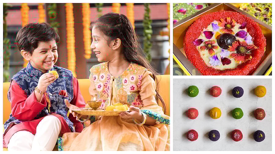 From 'ghevar' with exotic toppings to 'barfis' in unsual flavours, Indian sweets are seeing a change. Credit: iStock/Special arrangement