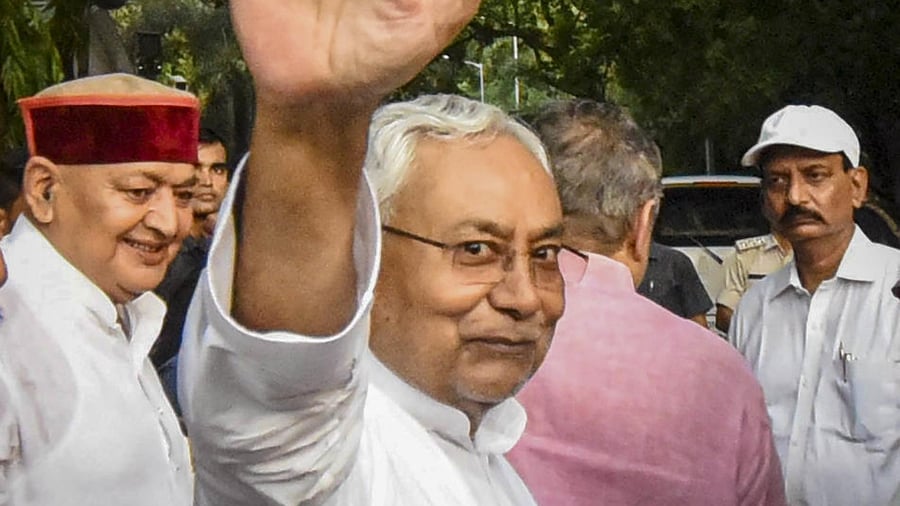 Nitish Kumar. Credit: PTI Photo