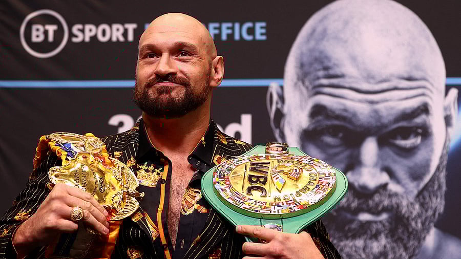 WBC heavyweight champion Tyson Fury. Credit: AFP Photo