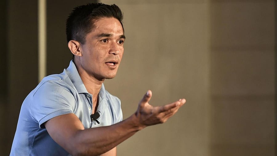 Sunil Chhetri. Credit: PTI File Photo
