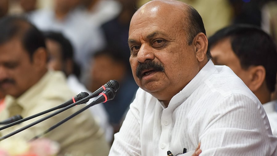 Karnataka CM Basavaraj Bommai. Credit: DH Photo