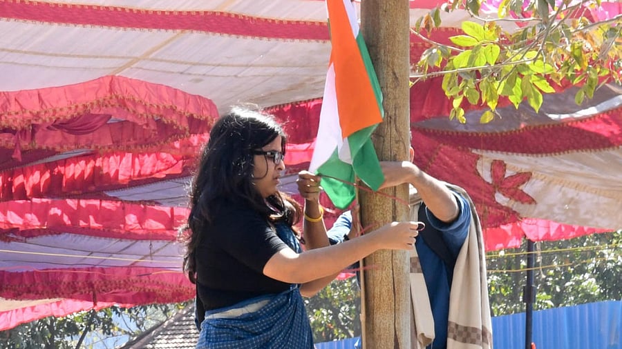 A file photo of volunteers of Dalit Conflict Committee Coalition during a convention seeking the rejection of NRC and CAA at Freedom Park in Bengaluru. Credit: DH Photo/ B H Shivakumar