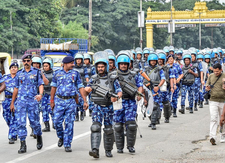 The march will start at Sangolli Rayanna circle and conclude at National College Grounds, Basavanagudi. Credit: DH Photo