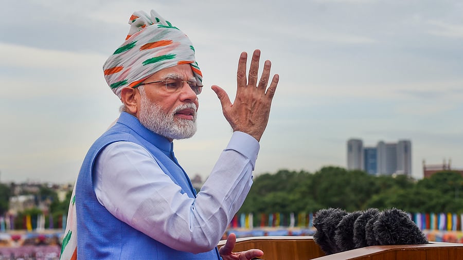 PM said the nation will not tolerate corruption, but there should be no place for corrupt people as well. Credit: PTI Photo