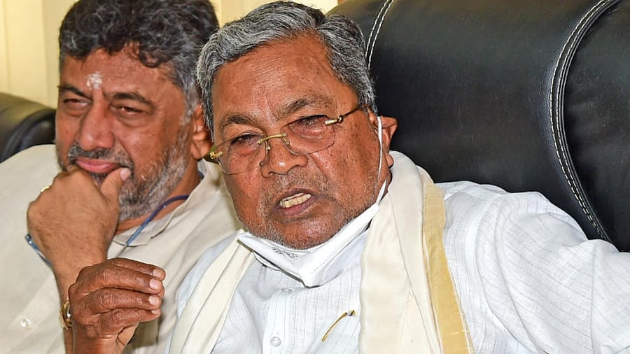 Congress leader Siddaramaiah. Credit: DH File Photo