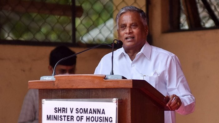 V Somanna. Credit: DH file photo