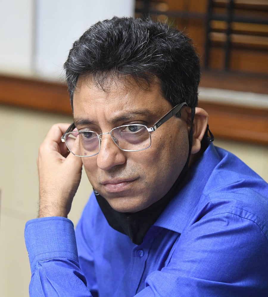 BBMP Chief Commissioner Tushar Girinath. Credit: DH Photo