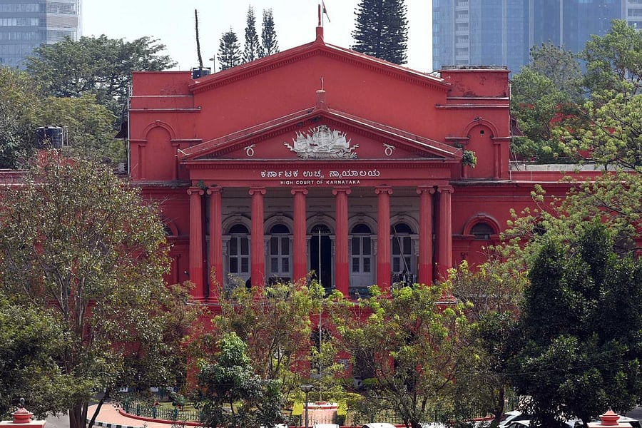The High Court of Karnataka. Credit: DH File Photo