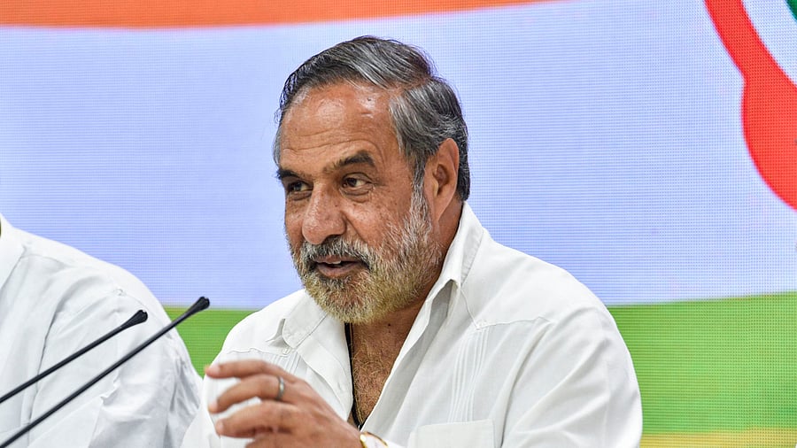 Senior Congress leader Anand Sharma. Credit: PTI