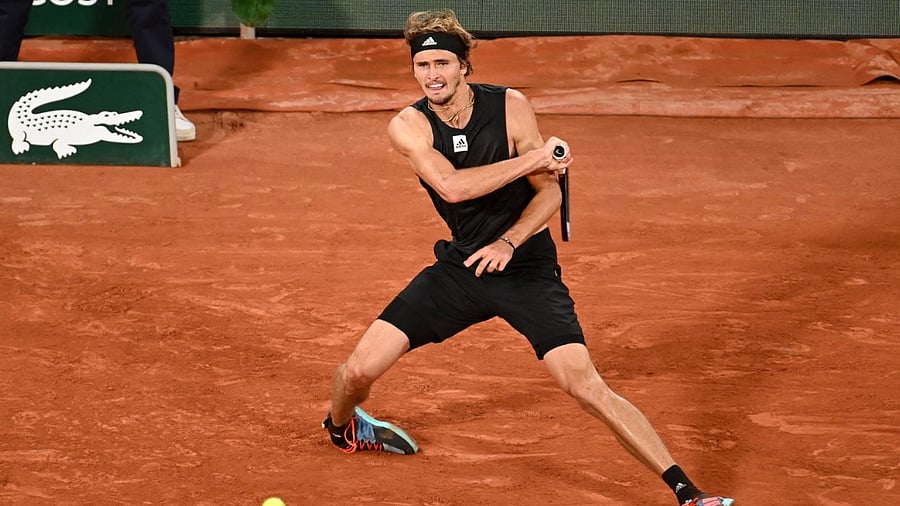 Germany's Alexander Zverev. Credit: AFP Photo