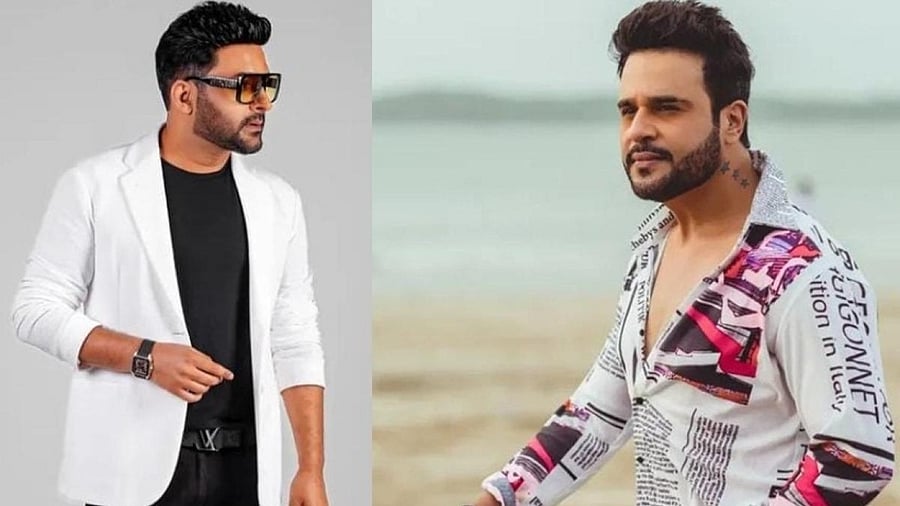 Kapil Sharma and Krushna Abhishek. Credit: IANS Photo