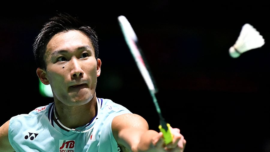 Japan's Kento Momota. Credit: AFP Photo