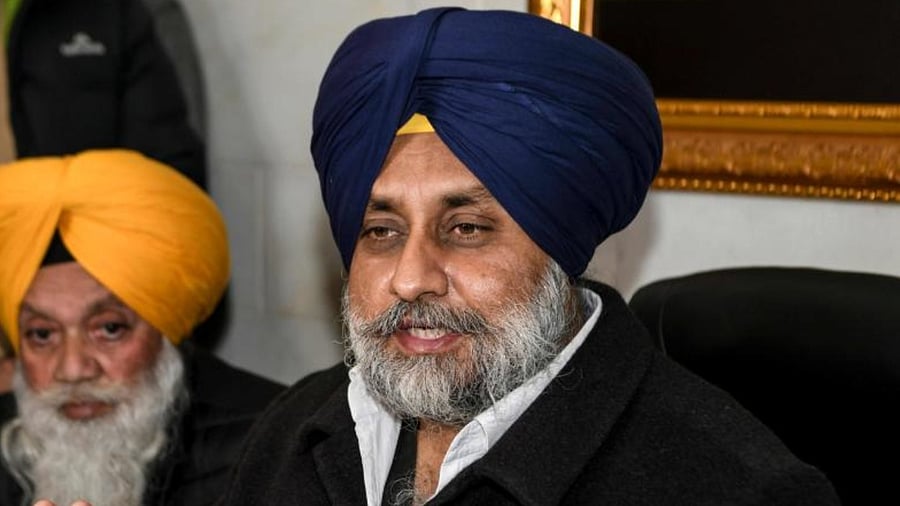 Shiromani Akali Dal (SAD) president Sukhbir Singh Badal. Credit: AFP Photo