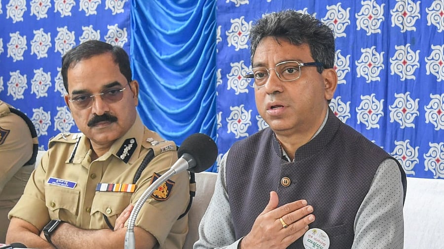 BBMP Chief Commissioner Tushar Girinath. Credit: DH Photo