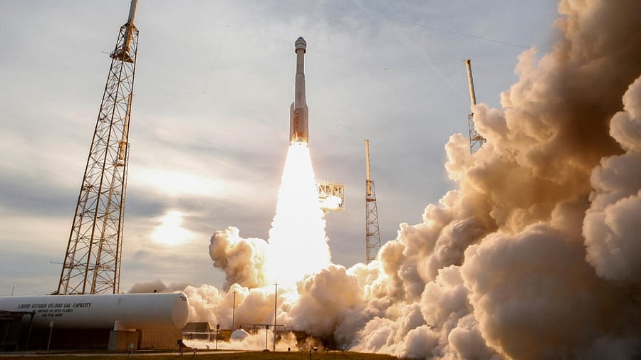 Boeing's CST-100 Starliner capsule launches aboard a United Launch Alliance Atlas 5 rocket. Credit: Reuters file photo