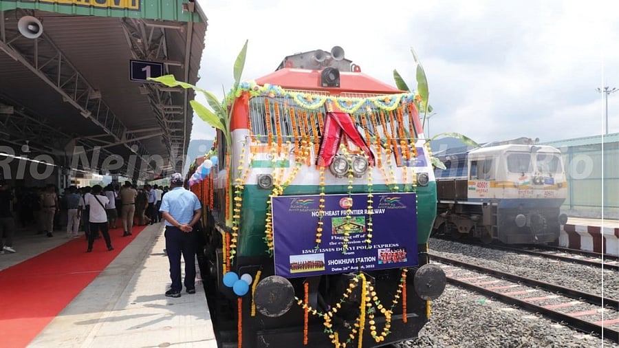 Shokhuvi Railway Station. Credit: Twitter/@Neiphiu_Rio