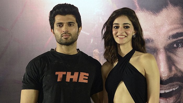 Vijay Deverakonda and Ananya Panday. Credit: AFP File Photo