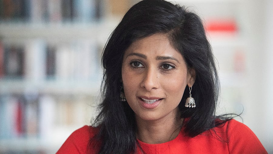 IMF Deputy Managing Director Gita Gopinath. Credit: Reuters File Photo
