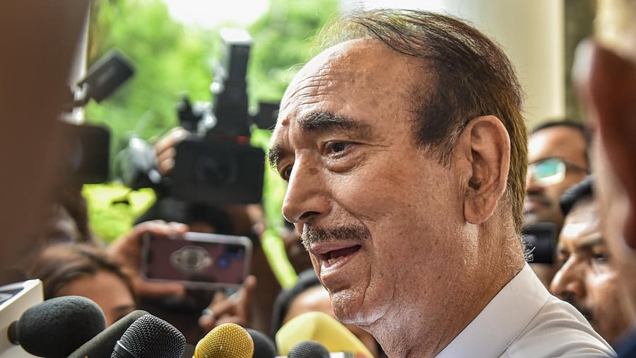 Former Congress leader Ghulam Nabi Azad. Credit: PTI Photo