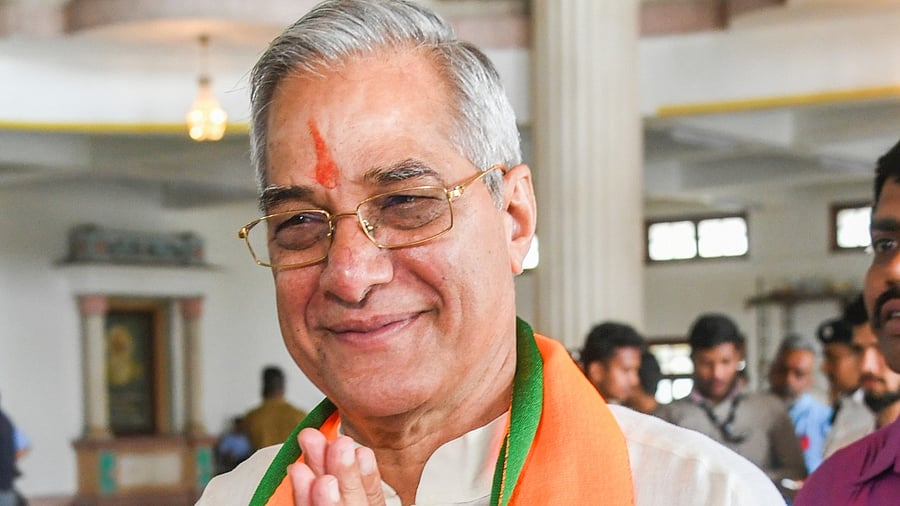 BJP MP Lahar Singh Siroya. Credit: DH Photo