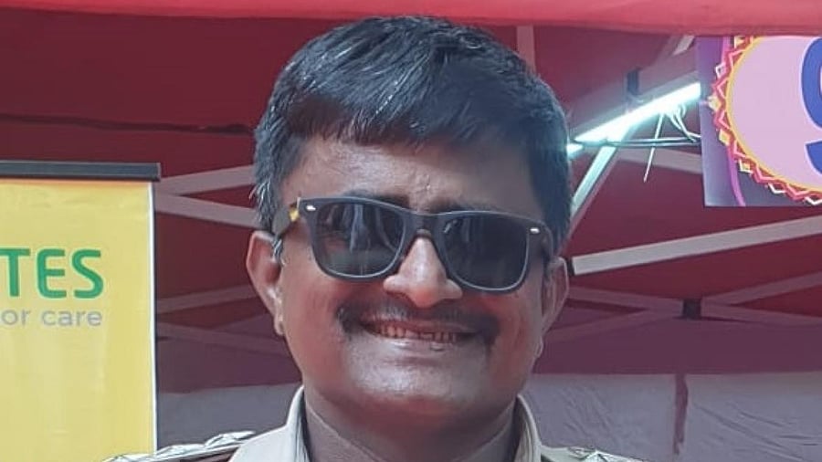 Inspector Gopalakrishna Gowda. Credit: Special Arrangement