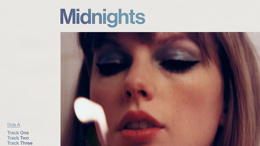 The album is described as "a collection of music written in the middle of the night, a journey through terrors and sweet dreams". Credit: Twitter/@taylorswift13