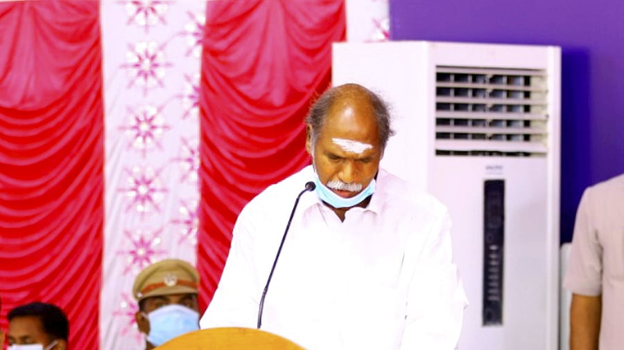 Puducherry Chief Minister. Credit:  PTI File Photo