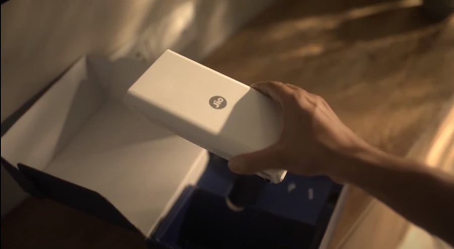 Jio AirFiber service announced. Credit: Reliance Jio/YouTube (screen-shot)