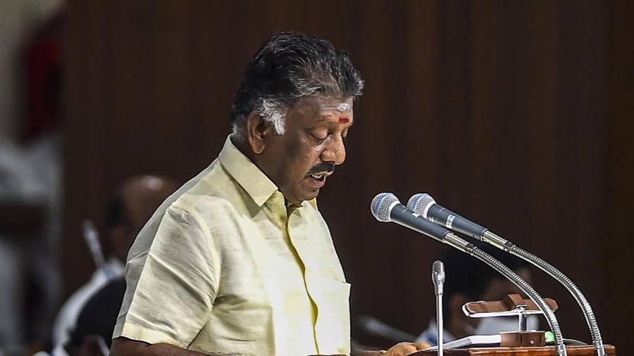 O Panneerselvam. Credit: PTI file photo