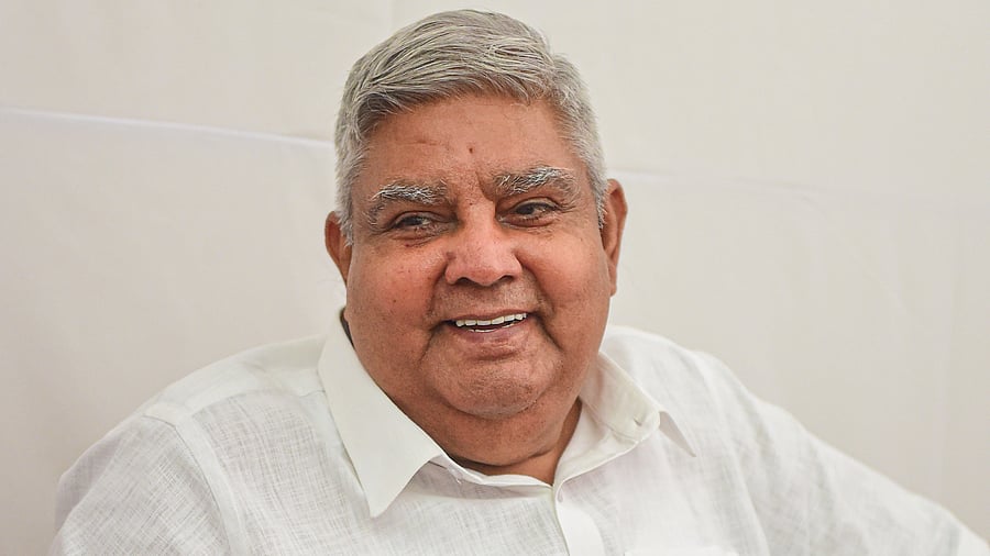 Vice President Jagdeep Dhankar. Credit: PTI Photo