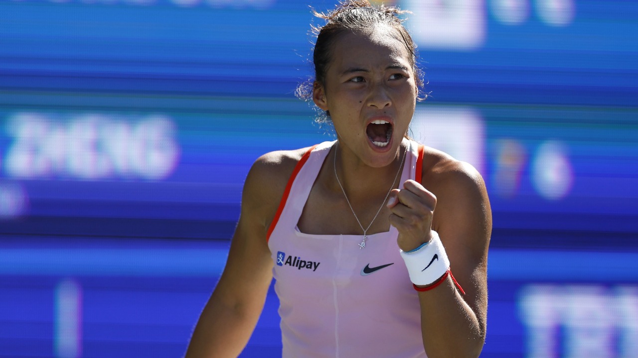 Qinwen Zheng of China. Credit: AFP Photo