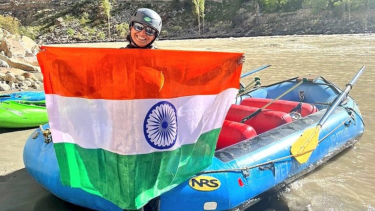 A Post Graduate in Political Science, Suhasini Shekhawat has a Diploma in Advanced Leadership from Oxford.  Credit: Twitter/ @gssjodhpur