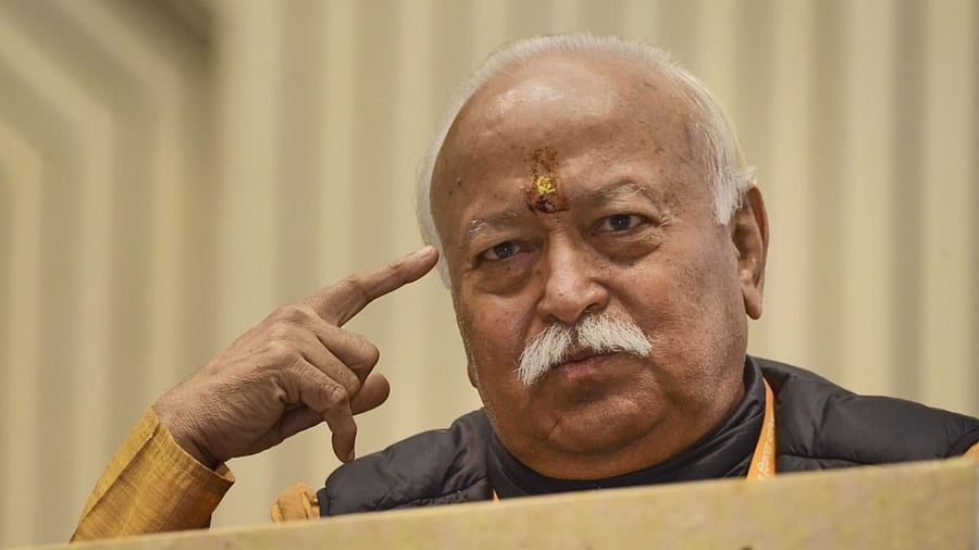 RSS chief Mohan Bhagwat. Credit: PTI file photo